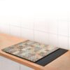Zeller Herdblende-/Abdeckplatte Mosaik beige Glas B/H/L: ca. 50x0,8x56 cm – Bild 2