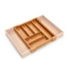 Zeller Besteckkasten ausziehbar natur Bambus B/H/L: ca. 35x6,5x43 cm Zeller Besteckkasten ausziehbar natur Bambus B/H/L: ca. 35x6,5x43 cm – Bild 3
