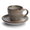 Zeller Espresso-Set taupe Keramik – Bild 2