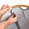 Zeller Wäschesammler 2-fach grau Polyester B/H/L: ca. 33,5x50,5x53,5 cm – Bild 3