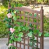 Outsunny Pflanzkasten braun Holz B/H/L: ca. 28x120x64 cm – Bild 4