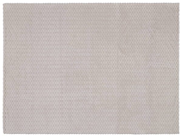 Wohndecke Wabe beige Polyester B/L: ca. 150x200 cm – Bild 2