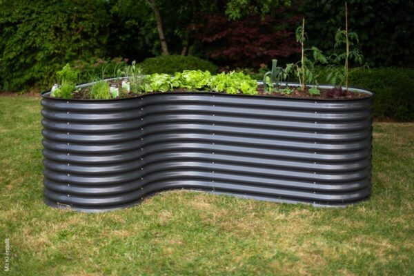 Westmann Hochbeet Grow Faster anthrazit Stahl B/H/L: ca. 160x82x240 cm – Bild 2