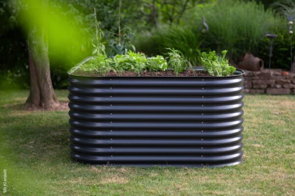 Westmann Hochbeet Grow Faster anthrazit Stahl B/H/L: ca. 160x82x240 cm – Bild 4