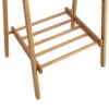 Zeller Garderobenständer natur Bambus B/H/T: ca. 74x159x46 cm – Bild 2