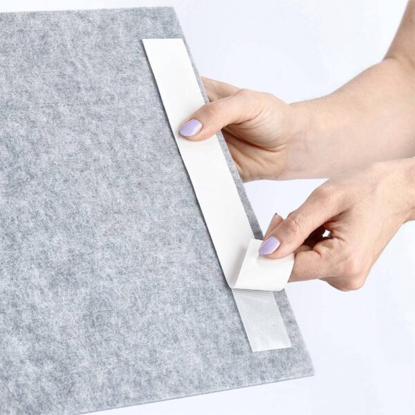 Zeller Pinboard-Set dunkelgrau Mittelgrau B/L: ca. 30x30 cm – Bild 2