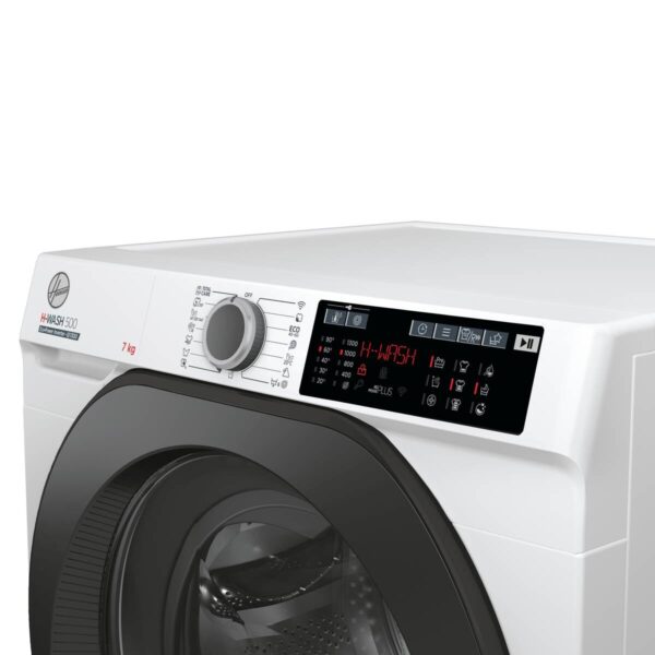 Hoover Waschmaschine HW4 37XMBB/1-S weiß B/H/T: ca. 60x85x46 cm ca. 7 kg – Bild 4