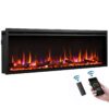 Balderia Elektrischer-Kamin Atlanta EF288B schwarz B/H/L: ca. 14,7x48x152,4 cm – Bild 5