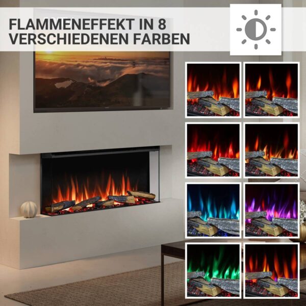 Balderia Elektrischer-Kamin EF407A Athena 36"" B/H/T/L: ca. 92,8x49,5x21x92,8 cm Balderia Elektrischer-Kamin EF407A Athena 36"" B/H/T/L: ca. 92,8x49,5x21x92,8 cm – Bild 3