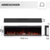 Balderia Elektrischer-Kamin B/H/T/L: ca. 182,8x49,5x21x182,8 cm Balderia Elektrischer-Kamin B/H/T/L: ca. 182,8x49,5x21x182,8 cm – Bild 3