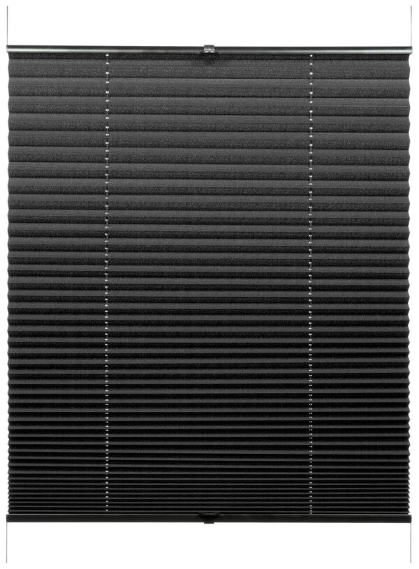 Boviva Spannplissee schwarz B/L: ca. 60x210 cm Boviva Spannplissee schwarz B/L: ca. 60x210 cm – Bild 3