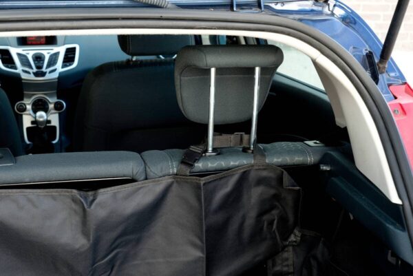 Hundedecke Auto Kofferraum schwarz Polyester B/H/L: ca. 104x33x155 cm Hundedecke Auto Kofferraum schwarz Polyester B/H/L: ca. 104x33x155 cm – Bild 4
