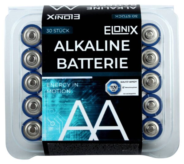 Elonix Batterie AA/Mignon (LR6) 30er Pack – Bild 3