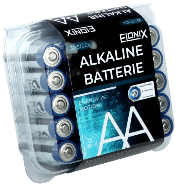 Elonix Batterie AA/Mignon (LR6) 30er Pack – Bild 4