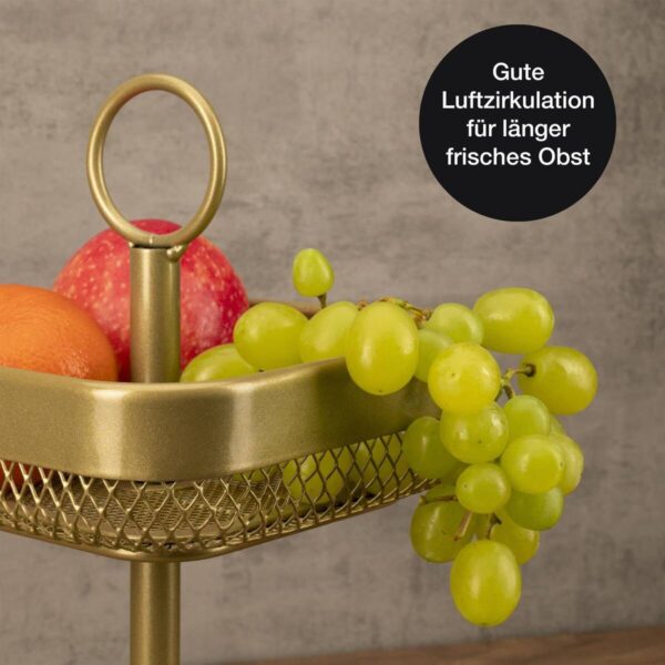 Moritz & Moritz Etagere gold Metall H: ca. 35,5 cm Moritz & Moritz Etagere gold Metall H: ca. 35,5 cm – Bild 2