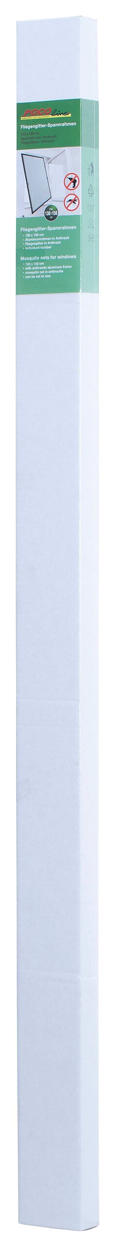 Fliegengitter anthrazit B/L: ca. 130x150 cm – Bild 2