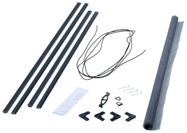 Fliegengitter anthrazit B/L: ca. 130x150 cm – Bild 3