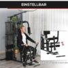 HOMCOM Kraftstation schwarz Metall B/H/L: ca. 110x210x150 cm – Bild 4