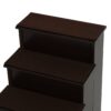 PawHut Haustiertreppe dunkelbraun MDF B/H/L: ca. 40x54,2x59 cm – Bild 5