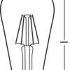 OSRAM LED-Leuchtmittel Edison Filamentlampe Vintage 1906 AC32351 E27 OSRAM LED-Leuchtmittel Edison Filamentlampe Vintage 1906 AC32351 E27 – Bild 4