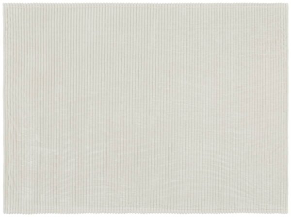 Flanelldecke offwhite Polyester B/L: ca. 140x180 cm – Bild 3
