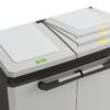 Keter Recyclingschrank Split Basic grau Kunststoff B/H/T: ca. 68x85x39 cm Keter Recyclingschrank Split Basic grau Kunststoff B/H/T: ca. 68x85x39 cm – Bild 4