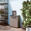 Keter Recyclingschrank Split Basic grau Kunststoff B/H/T: ca. 68x85x39 cm Keter Recyclingschrank Split Basic grau Kunststoff B/H/T: ca. 68x85x39 cm – Bild 5