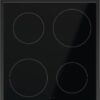 Gorenje Standherd 50cm mit Glaskeramikkochfeld GEC5A20BG schwarz B/H/T: ca. 50x85x59 cm – Bild 3