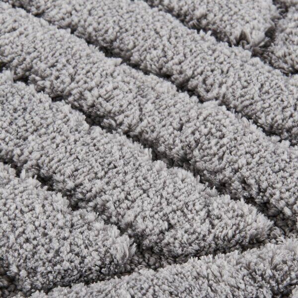 Tuffi Badematte silber Polyester B/L: ca. 60x90 cm – Bild 2