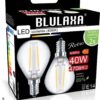 Blulaxa LED-Leuchtmittel Filamentlampe 49800 2er Pack E14 – Bild 4