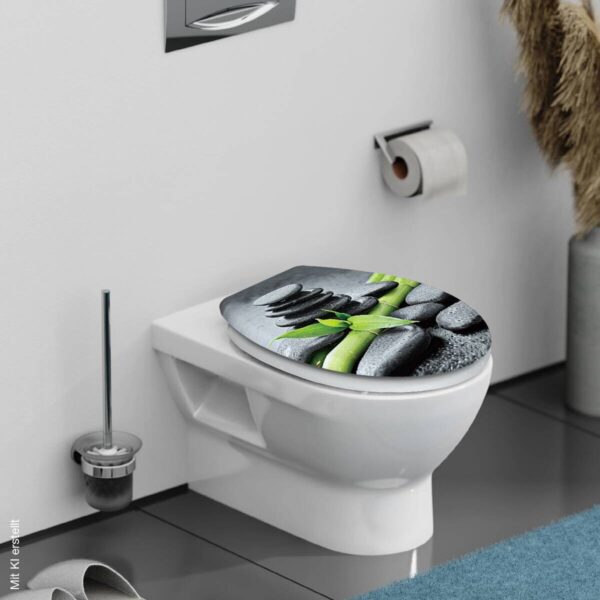 POCOline WC-Sitz Zen Steine Duroplast – Bild 2