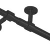 ondeco Stilgarnituren schwarz Metall ausziehbar von ca. 120 bis 210 cm 1.0 Läufe – Bild 2