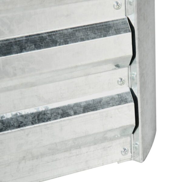 Outsunny Hochbeet silber Stahl B/H/L: ca. 53x90x53 cm Outsunny Hochbeet silber Stahl B/H/L: ca. 53x90x53 cm – Bild 2