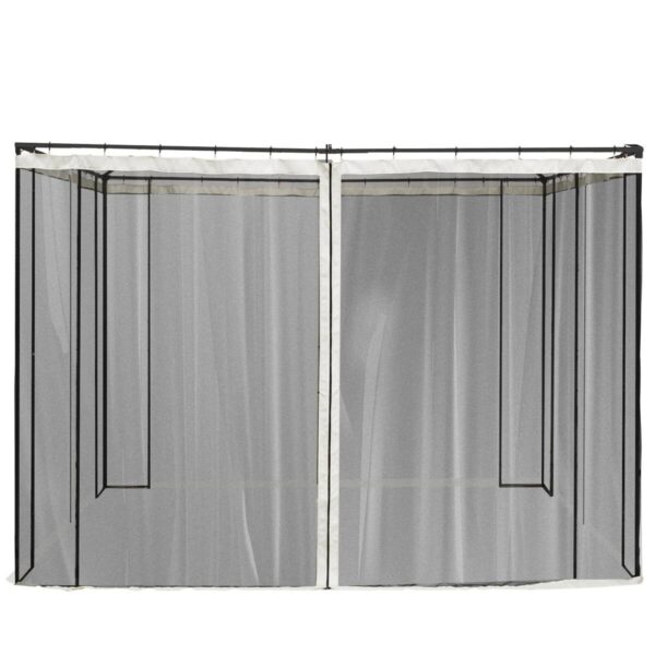 Outsunny Moskitonetz beige B/L: ca. 207x302 cm Outsunny Moskitonetz beige B/L: ca. 207x302 cm – Bild 2