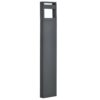 Gartenlampe mit LED dunkelgrau Aluminium Glas Gummi B/H/L: ca. 5x90x16 cm Gartenlampe mit LED dunkelgrau Aluminium Glas Gummi B/H/L: ca. 5x90x16 cm – Bild 3
