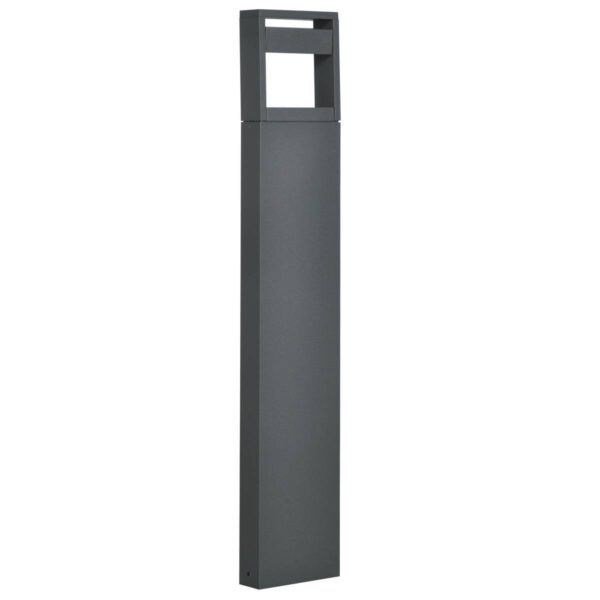 Gartenlampe mit LED dunkelgrau Aluminium Glas Gummi B/H/L: ca. 5x90x16 cm Gartenlampe mit LED dunkelgrau Aluminium Glas Gummi B/H/L: ca. 5x90x16 cm – Bild 3