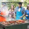 Outsunny Holzkohlegrill Stahl B/H/L: ca. 30x70x77 cm Outsunny Holzkohlegrill Stahl B/H/L: ca. 30x70x77 cm – Bild 2