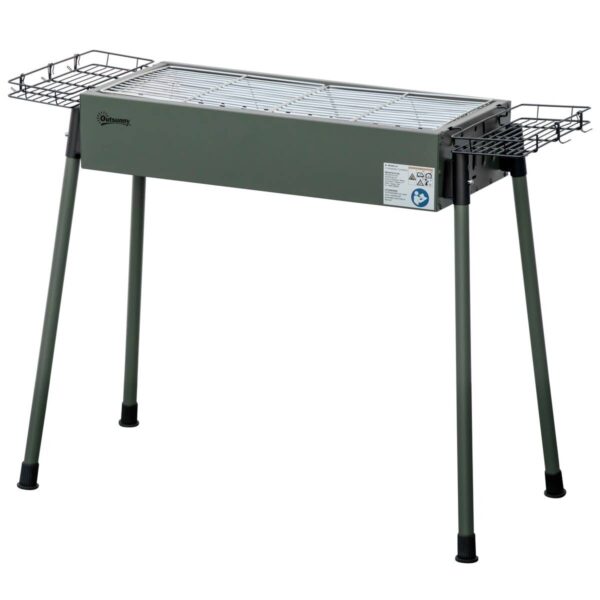 Outsunny Holzkohlegrill Stahl B/H/L: ca. 30x70x77 cm Outsunny Holzkohlegrill Stahl B/H/L: ca. 30x70x77 cm – Bild 5