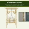 Outsunny Hollywoodschaukel mit Pergola – Bild 5