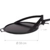 CookKing Grillplatte Bandito & Montana schwarz Stahl B/T: ca. 50x50 cm – Bild 3