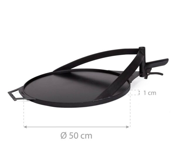 CookKing Grillplatte Bandito & Montana schwarz Stahl B/T: ca. 50x50 cm – Bild 3