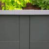 Westmann Hochbeet Primus XL anthrazit Metall B/H/T: ca. 200x77x100 cm – Bild 2