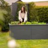 Westmann Hochbeet Primus XL anthrazit Metall B/H/T: ca. 200x77x100 cm – Bild 4