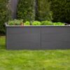 Westmann Hochbeet Primus XL anthrazit Metall B/H/T: ca. 200x77x100 cm – Bild 5