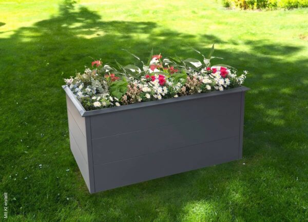 Westmann Hochbeet Primus L anthrazit Metall B/H/T: ca. 150x77x75 cm – Bild 2
