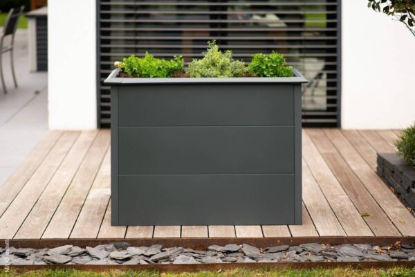 Westmann Hochbeet Primus M anthrazit Metall B/H/T: ca. 100x77x50 cm Westmann Hochbeet Primus M anthrazit Metall B/H/T: ca. 100x77x50 cm – Bild 3