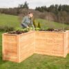 Westmann Hochbeet Klassik L natur Holz B/H/L: ca. 170x84x1705 cm – Bild 3