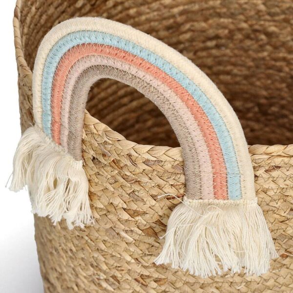 Zeller Korb Rainbow multicolor Baumwolle B/H/L: ca. 35x34x35 cm – Bild 2