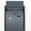 HOMCOM Briefkasten dunkelgrau B/H/L: ca. 15x44x114 cm – Bild 2