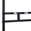 HOMCOM Garderobe schwarz Polypropylen B/H/L: ca. 35x72,5x180 cm – Bild 2